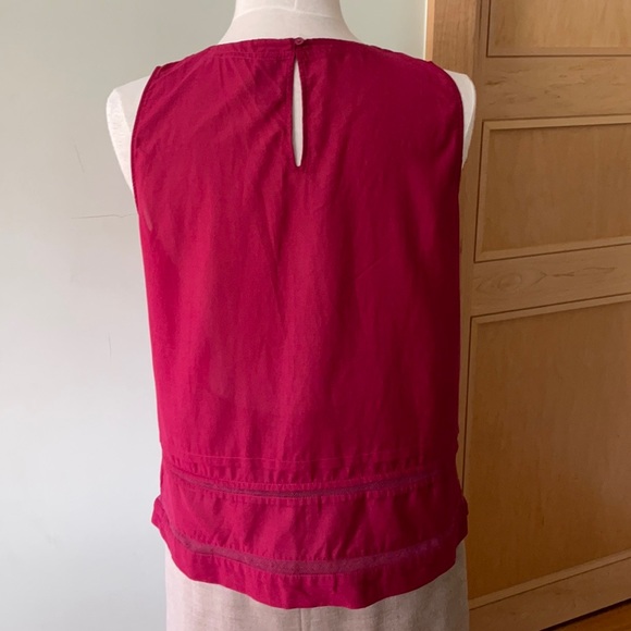 Gap Crimson Pink Sleeveless Top, Size M - Picture 8 of 15